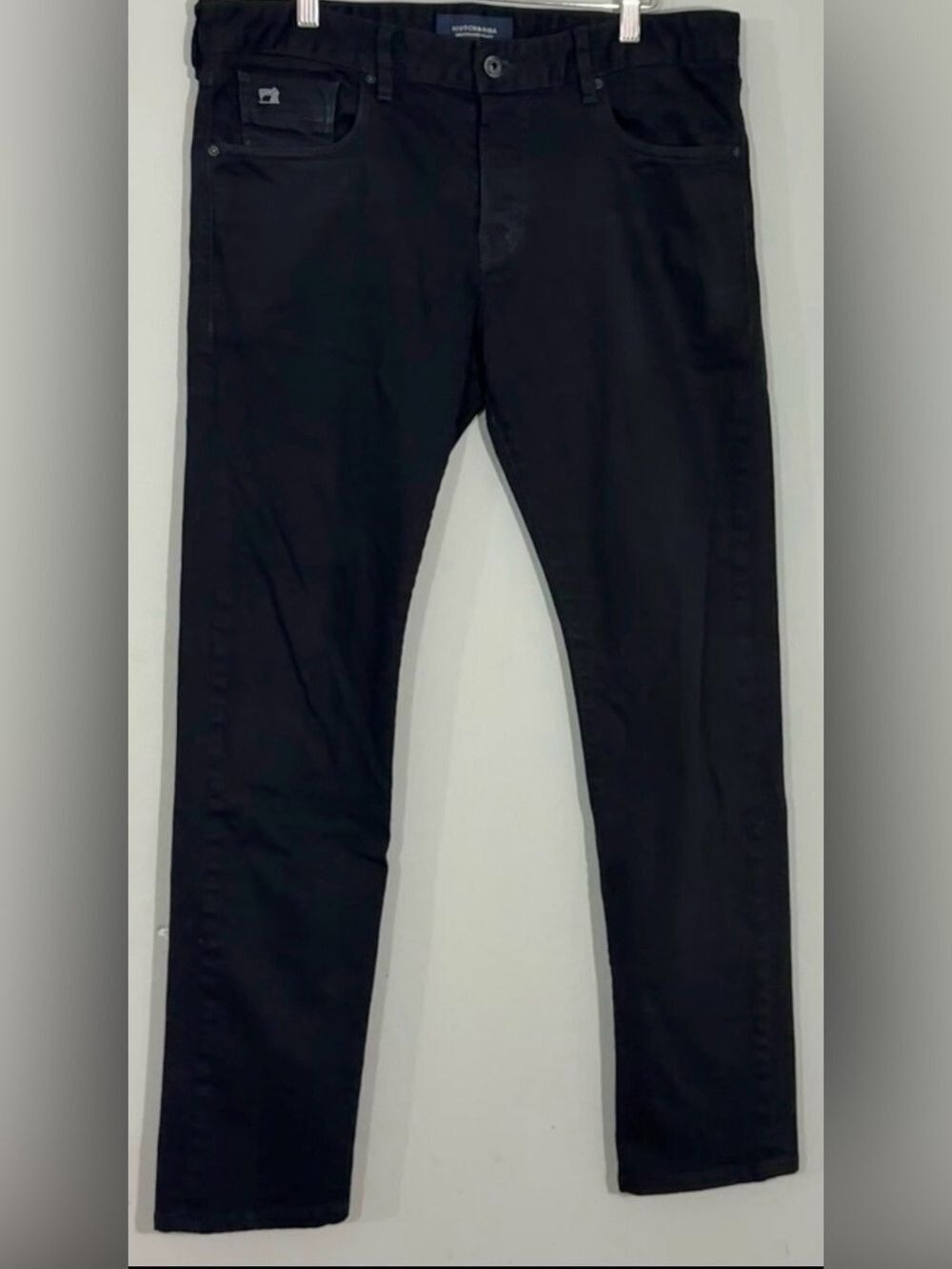 Scotch & Soda Amsterdam Blauw Ralston Black Jeans Mens 34 Slim Straight